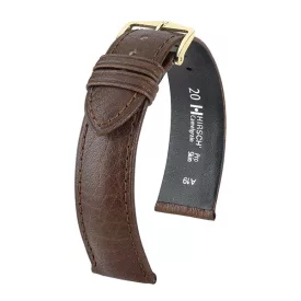   Hirsch Unisex Camelgrain L Borjúbőr óraszíj - 01009015-1-18