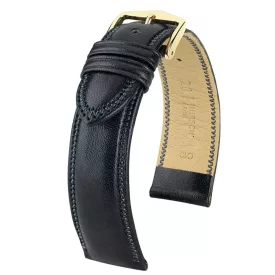   Hirsch Unisex Ascot L NQR Borjúbőr óraszíj - 01575050-1-17