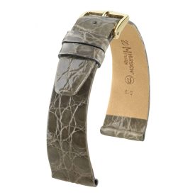   Hirsch Unisex Prestige L Kajmánbőr óraszíj - 02208030-1-16