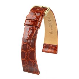   Hirsch Unisex Prestige L Kajmánbőr óraszíj - 02208070-1-16