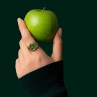 ICE CHOUCHOU - ARANY, OLÍVA, GYŰRŰÓRA - 15 MM (025517)