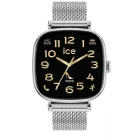ICE SMART SQ 2.0 - 1.7 AMOLED - EZÜST MILANESE SZÍJAS, NŐI OKOSÓRA - 37 MM (025820)