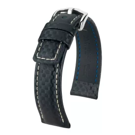 Hirsch Férfi Carbon L Borjúbőr óraszíj - 02592050-2-20