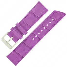   Hirsch Unisex Princess  M Borjúbőr - exotisch geprägt óraszíj - 02628187-2-16