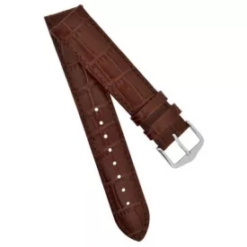   Hirsch Unisex Louisianalook L NQR Borjúbőr - exotisch geprägt óraszíj - 03427010-2-16