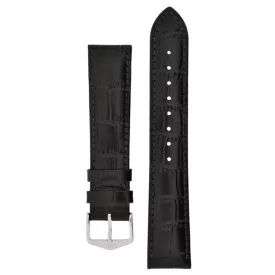   Hirsch Unisex Louisianalook L NQR Borjúbőr - exotisch geprägt óraszíj - 03427050-2-16