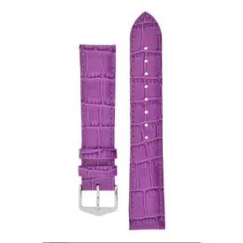   Hirsch Férfi Louisianalook L NQR Borjúbőr - exotisch geprägt óraszíj - 03427087-2-20