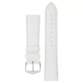   Hirsch Unisex Louisianalook M NQR Borjúbőr - exotisch geprägt óraszíj - 03427100-2-18