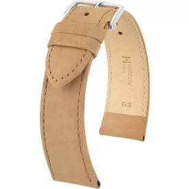   Hirsch Unisex Osiris Nubuk L Borjúbőr óraszíj - 03433090-2-16