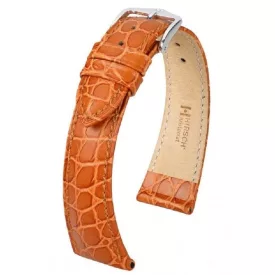   Hirsch Unisex Aristocrat L NQR Borjúbőr - exotisch geprägt óraszíj - 03828070-2-18