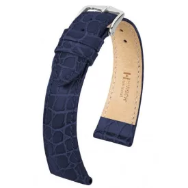   Hirsch Unisex Aristocrat L NQR Borjúbőr - exotisch geprägt óraszíj - 03828080-2-18