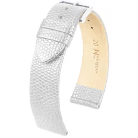   Hirsch Unisex Medea M NQR Leder Fasern óraszíj - 03926100-2-16