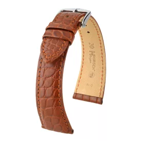  Hirsch Unisex Regent L Aligátorbőr óraszíj - 04107079-2-18