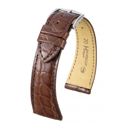 Hirsch Unisex Regent M Alligator óraszíj - 04107119-2-18