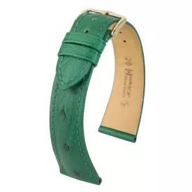   Hirsch Unisex Massai Ostrich L Strauss óraszíj - 04262040-1-18