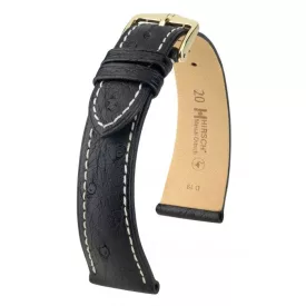   Hirsch Unisex Massai Ostrich L Strauss óraszíj - 04262051-1-18