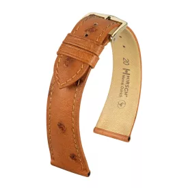   Hirsch Unisex Massai Ostrich L Strauss óraszíj - 04262070-1-18