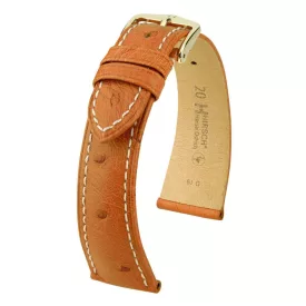   Hirsch Unisex Massai Ostrich L Strauss óraszíj - 04262071-1-18
