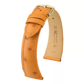   Hirsch Unisex Massai Ostrich L Strauss óraszíj - 04262075-1-18