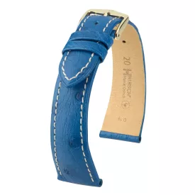   Hirsch Unisex Massai Ostrich L Strauss óraszíj - 04262084-1-18
