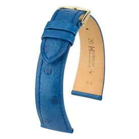   Hirsch Unisex Massai Ostrich L Strauss óraszíj - 04262085-1-18