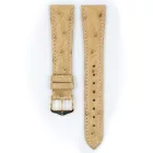 Hirsch Unisex Massai Ostrich L Strauss óraszíj - 04262090-1-18