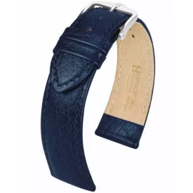   Hirsch Unisex Highland L NQR Borjúbőr óraszíj - 04302080-2-18