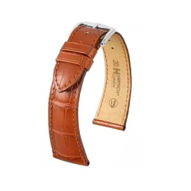   Hirsch Unisex Lord L Borjúbőr - exotisch geprägt óraszíj - 04528070-2-18