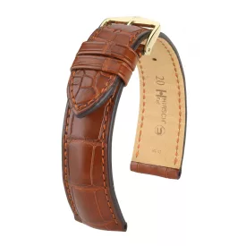 Hirsch Unisex Earl L Alligator óraszíj - 04707079-1-18