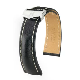   Hirsch Unisex Navigator - no buckle Borjúbőr óraszíj - 07002450-0-1816