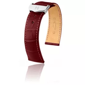   Hirsch Férfi Voyager - no buckle Aligátorbőr óraszíj - 07107469-0-2018