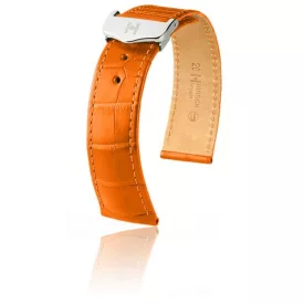   Hirsch Férfi Voyager - no buckle Aligátorbőr óraszíj - 07107476-0-2018
