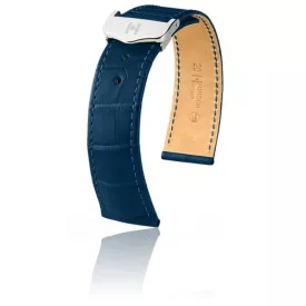   Hirsch Férfi Voyager - no buckle Aligátorbőr óraszíj - 07107489-0-2018
