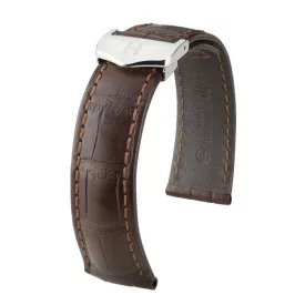   Hirsch Unisex Speed - no buckle Aligátorbőr óraszíj - 07407419-0-1816