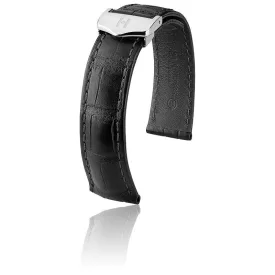   Hirsch Unisex Speed - no buckle Aligátorbőr óraszíj - 07407459-0-1816