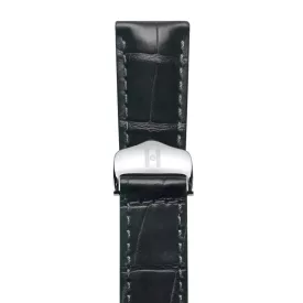   Hirsch Unisex Speed - no buckle Aligátorbőr óraszíj - 07507459-0-1918