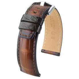   Hirsch Férfi Tritone Aligátorbőr Vintage L Alligator óraszíj - 08607015-2-22