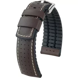 Hirsch Unisex Tiger L Borjúbőr óraszíj - 0915075010-2-18