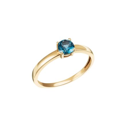 London topáz kővel díszített női gyűrű - 1-04645-51-0785-60