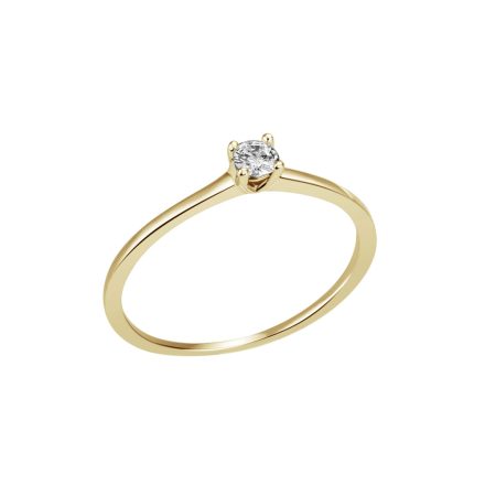 Gyémánt kővel díszített női gyűrű - 1-05621-51-0008-56