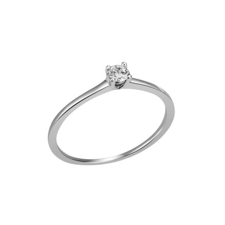 Gyémánt kővel díszített női gyűrű - 1-05621-52-0008-49