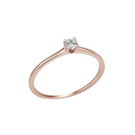 Gyémánt kővel díszített női gyűrű - 1-05621-53-0008-52