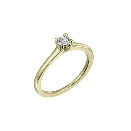 Gyémánt kővel díszített női gyűrű - 1-05622-51-0008-55