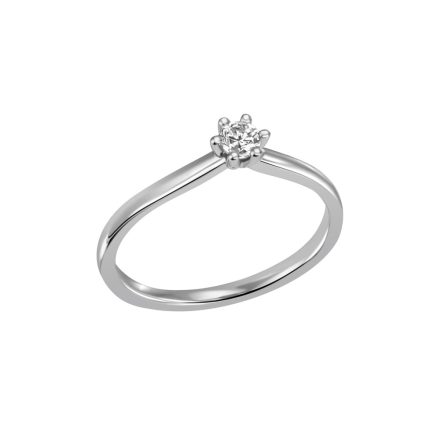 Gyémánt kővel díszített női gyűrű - 1-06090-52-0008-52