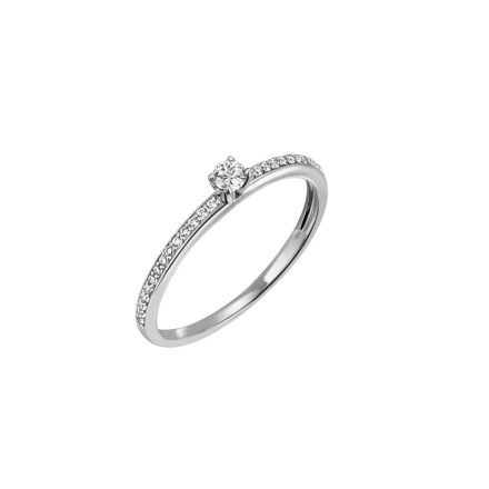 Gyémánt kővel díszített női gyűrű - 1-06326-52-0089-52