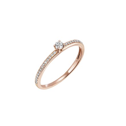 Gyémánt kővel díszített női gyűrű - 1-06326-53-0089-55