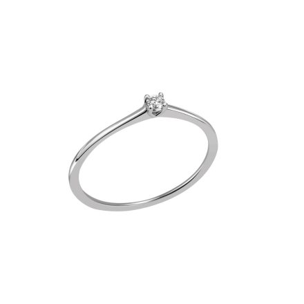 Gyémánt kővel díszített női gyűrű - 1-06431-52-0008-56