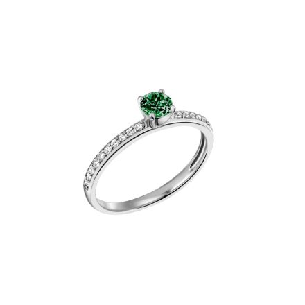 Gyémánt kővel díszített női gyűrű - 1-06452-52-0601-52