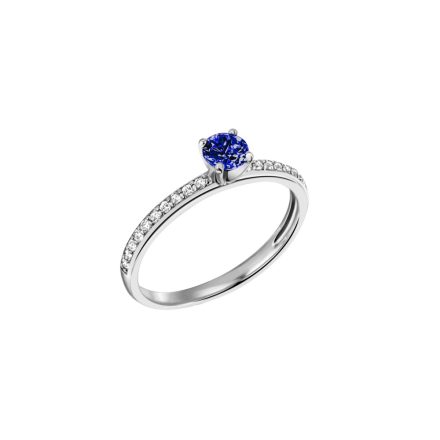 Gyémánt kővel díszített női gyűrű - 1-06452-52-0793-54
