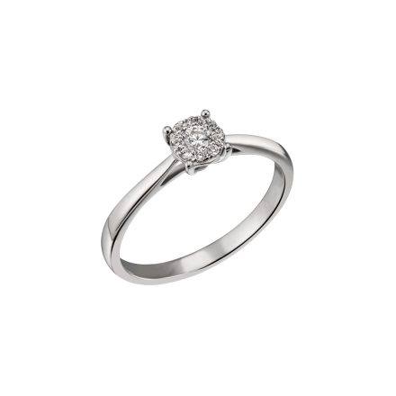 Gyémánt kővel díszített női gyűrű - 1-06884-52-0089-54